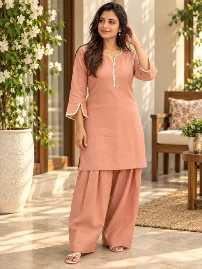Grace Kurta & Farshi Salwar Set