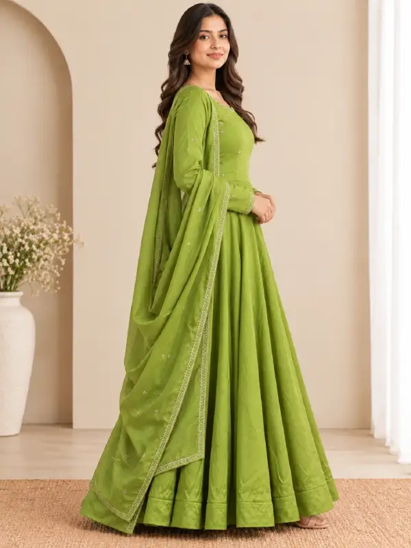 Frock Suit with Chunni — view 2