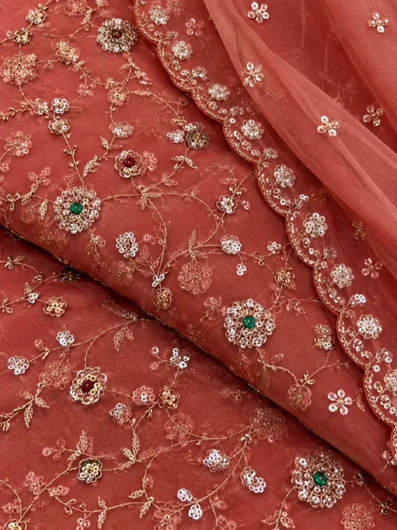 Gulnaar Embroidered Kurti Palazzo Chunni Set — image 4