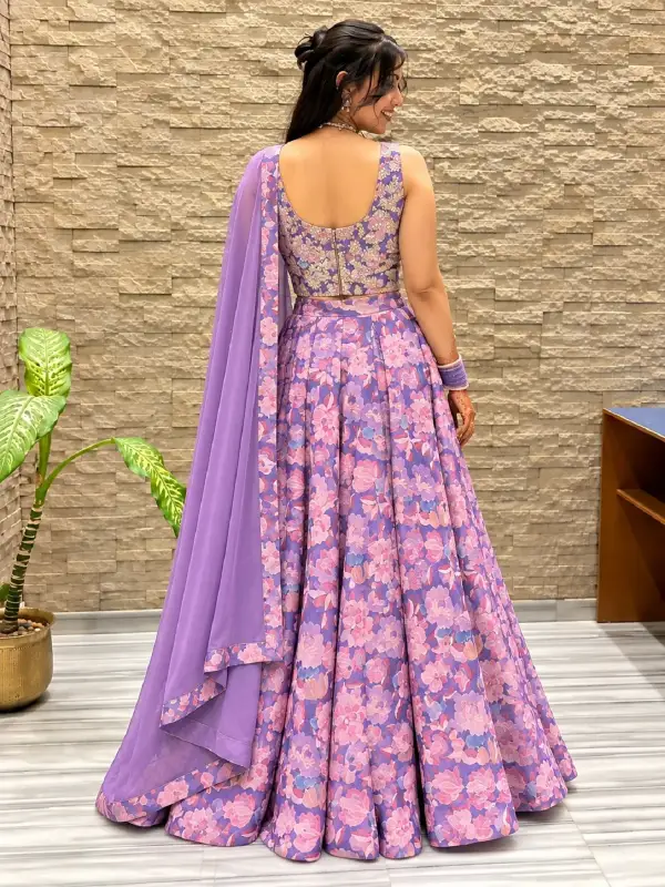 Bloom Floral Lehenga Set — view 3