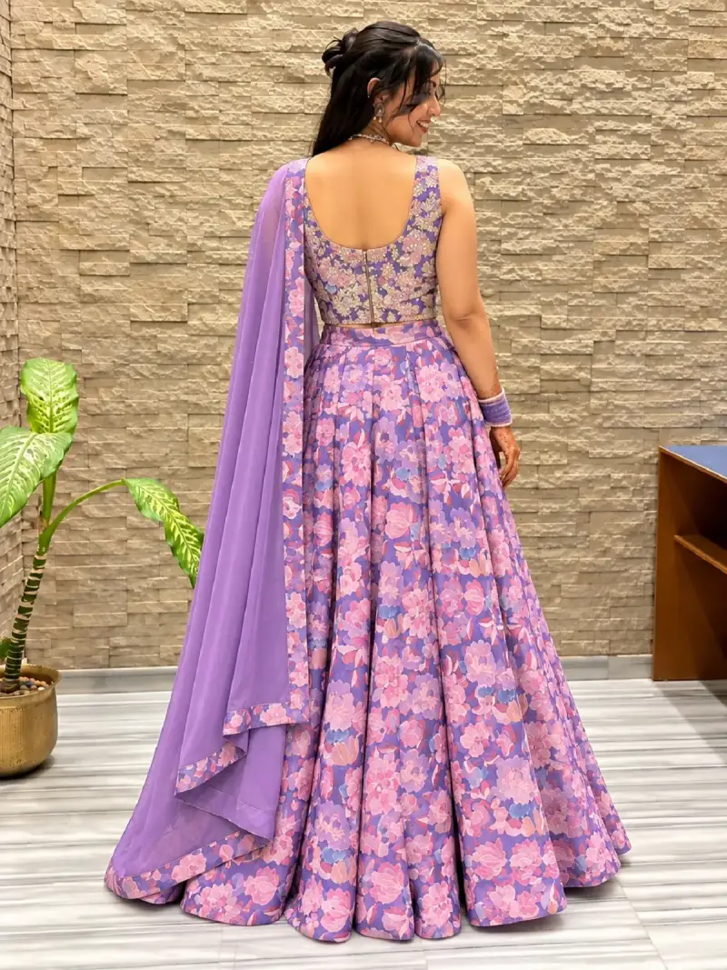 Bloom Floral Lehenga Set — image 3