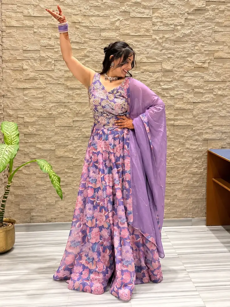 Bloom Floral Lehenga Set — image 1